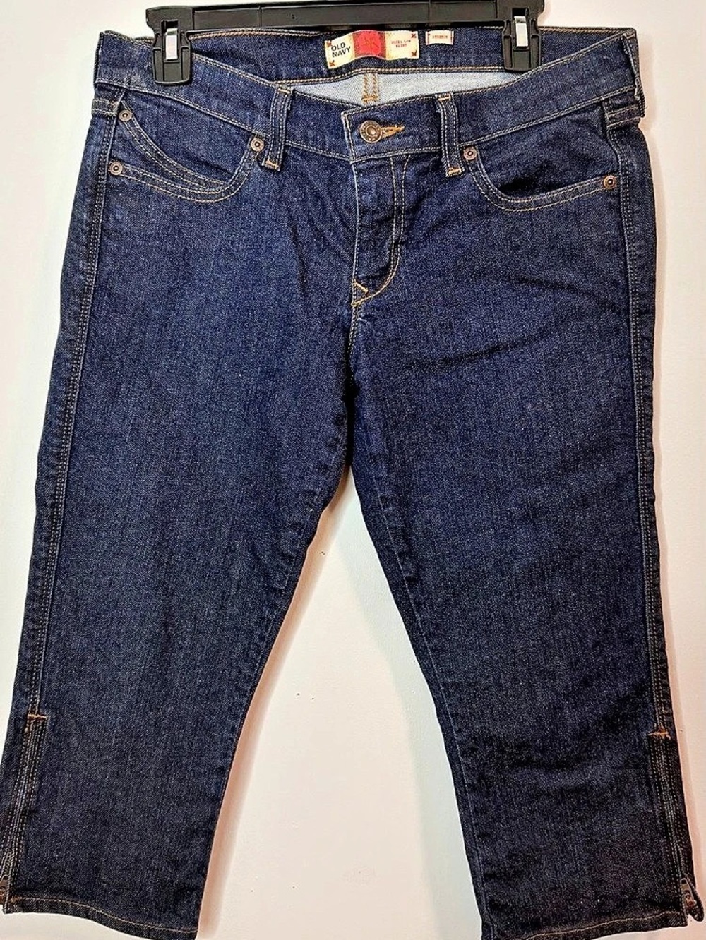 Old Navy Ultra Low Waist Skinny Jeans in Blue Small